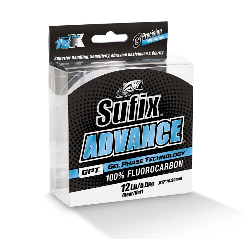 Sufix Advance Fluorocarbon Clear 135m 3 Sufix Advance Fluorocarbon Clear 135m