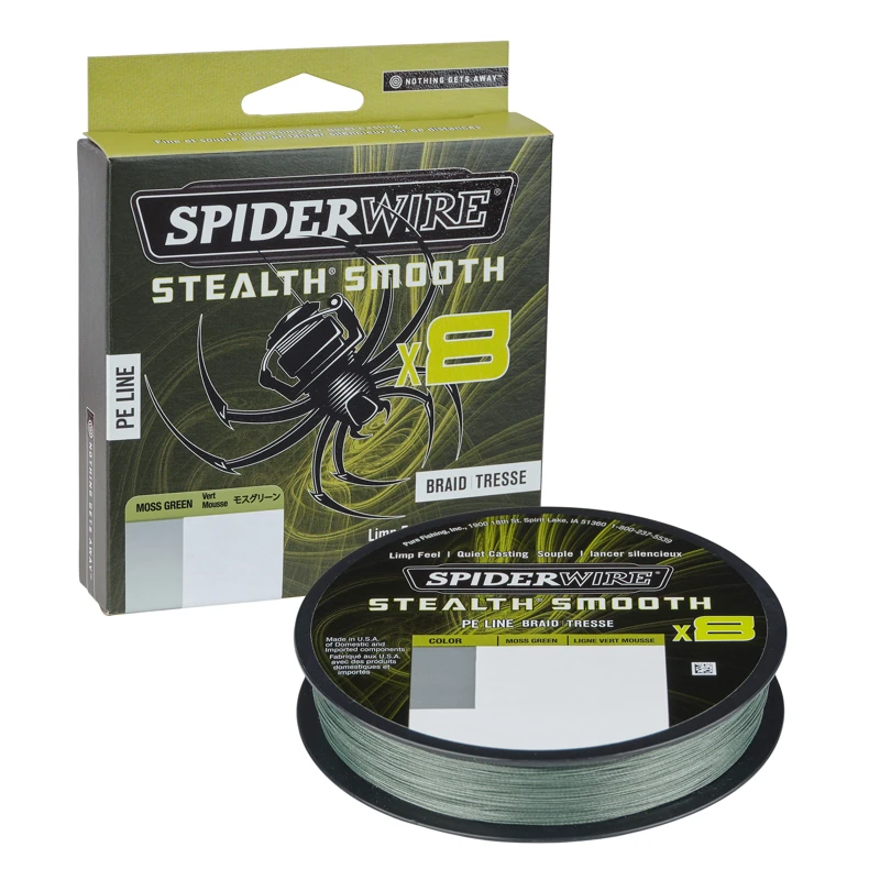 SpiderWire Stealth Smooth Braid 8 Moss Green 150m 3 SpiderWire Stealth Smooth Braid 8 Moss Green 150m