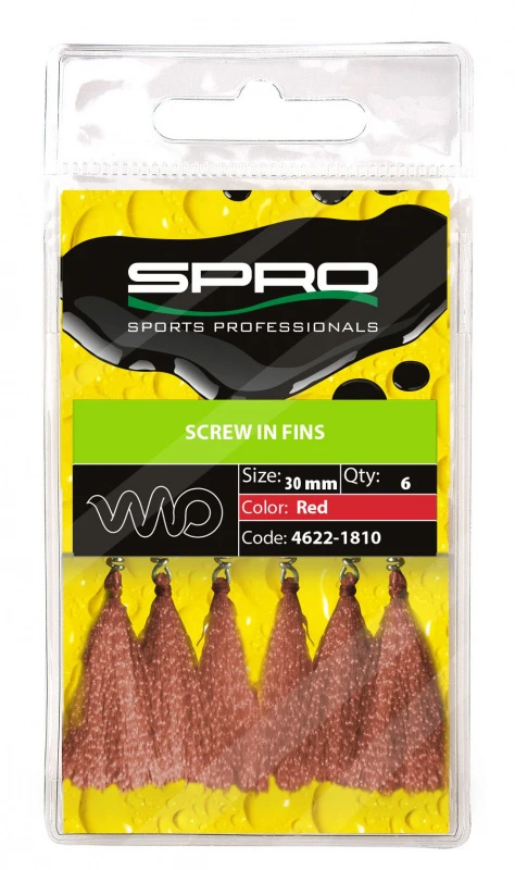 SPRO Screw In Fins (6pcs) 4 SPRO Screw In Fins (6pcs) – Bild 2