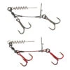 Savage Gear Carbon49 Corkscrew Stinger (2 X Treble) 2-pack -Angelprodukte Geschäft 61764r 1