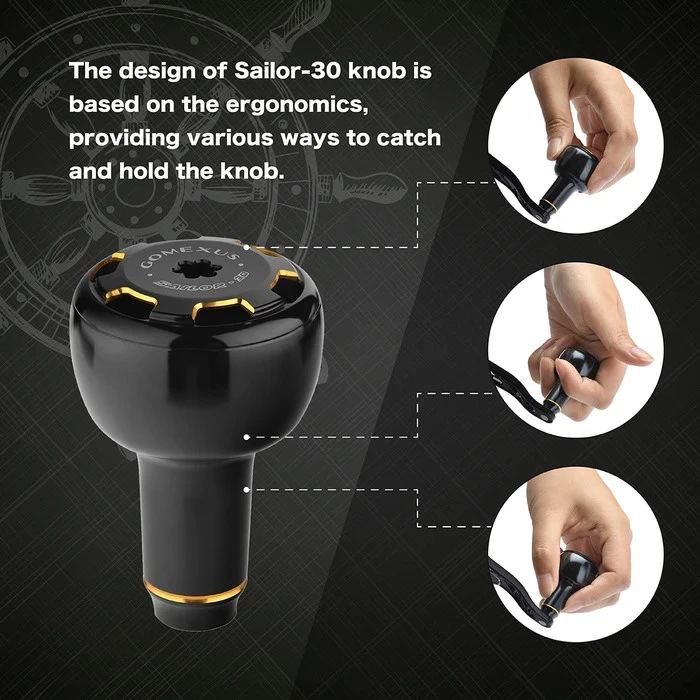 Gomexus Handle Knob Aluminium For Spinning Reel 4 Gomexus Handle Knob Aluminium For Spinning Reel – Bild 2