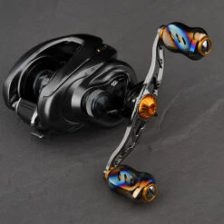 Gomexus Crank Handle W/Titanium Galaxy Knob -Angelprodukte Geschäft BS100T22GDX2r 4