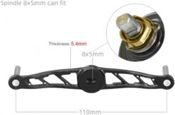 Gomexus Thicken Power Handle -Angelprodukte Geschäft BS110H27BKBK1r 4