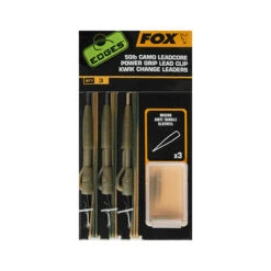Fox Edges Ready Tied Camo Leadcore Lead Clip Leaders