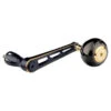 Gomexus 90mm Aluminium Power Handle With 45mm Titanium Knob - Black & Gold 1 Gomexus 90mm Aluminium Power Handle With 45mm Titanium Knob - Black & Gold -Angelprodukte Geschäft LYS90TB45BKGD 1