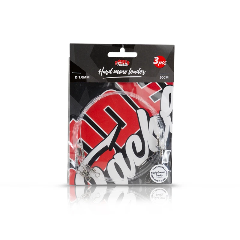 Söder Tackle Pike Hard Mono Leader 1.00mm, 50cm (3stk) 3 Söder Tackle Pike Hard Mono Leader 1.00mm, 50cm (3stk)