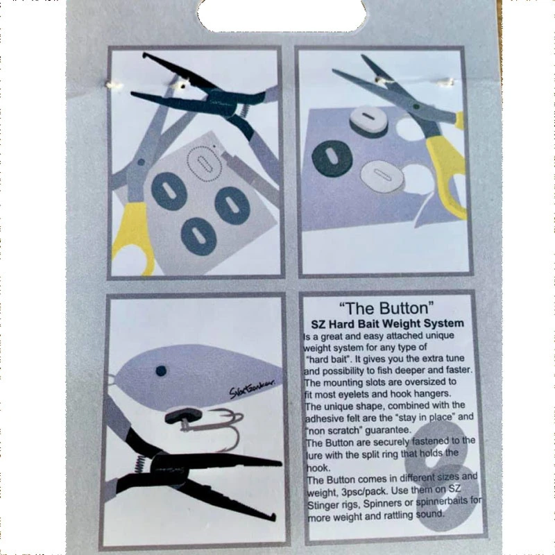 Svartzonker The Button Hardbait Weight System (3-pack) 5 Svartzonker The Button Hardbait Weight System (3-pack) – Bild 3